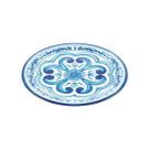 Prato de jantar guzzini em melamina 27,5cm azul 28191152