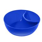 Prato de lanche, prato empilhável, molho, tigela de batatas fritas, azul Prato de lanche, prato empilhável, molho, tigela de batatas fritas, azul