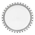 Prato de louça CORELLE City Block 22 cm preto