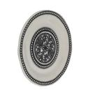 Prato de Melamina 27,5cm Branco Decorado - FRG2312 Frigopro
