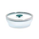 Prato de microondas Anyday Cookware, vidro sem plástico, 2 peças