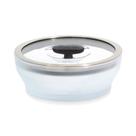 Prato de microondas Anyday Cookware, vidro sem plástico, 400 ml, preto
