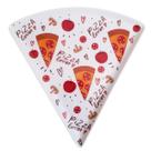 Prato de Pizza Formato Triangular Servir Fatia Estampado