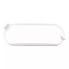 Prato de Porcelana Para Bolo Birds Colors 19x32x4cm Wolff