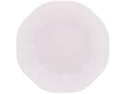 Prato de Porcelana Redondo 22cm Branco Fundo Lyor - Wave