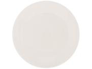 Prato de Porcelana Redondo 26cm Branco Raso Lyor - Clean