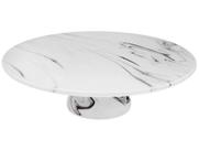 Prato de Porcelana Redondo com Pé Hauskraft - Marble Prato de Porcelana Redondo com Pé Hauskraft - Marble