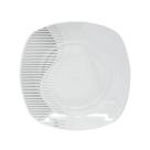 Prato de Porcelana Sobremesa 19cm 1 peça - Brilho de Diamante