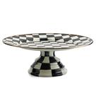 Prato de Servir com Pedestal Esmaltado MACKENZIE-CHILDS Grande Prato de Servir com Pedestal Esmaltado MACKENZIE-CHILDS Grande
