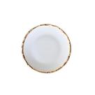 Prato de Sobremesa 20cm com Borda de Bambu 1ª Linha Scalla