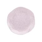 Prato de Sobremesa 21,5 cm Ryo Pink Sand Porcelana Oxford