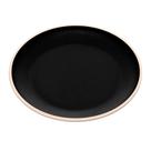 Prato de Sobremesa 21,5cm Melamina Class Preto Raso Lanches Bolos Tortas Petiscos Wolff