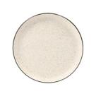 Prato De Sobremesa Cerâmica 20cm Off-White Flat Duna Oxford