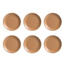 Prato de Sobremesa Coup Organic Terracota de Cerâmica 21cm 6 Unidades - Alleanza 7580-203