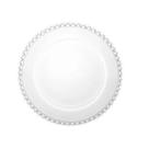 Prato De Sobremesa Cristal Coração Transparente Lyor 20cm 1504