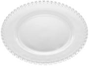 Prato de Sobremesa Cristal Coração Transparente Lyor 20cm 1504