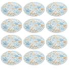 Prato de Sobremesa de Cerâmica Donna Bem-Te-Vi 18cm 12 Unidades - Biona 5409 Prato de Sobremesa de Cerâmica Donna Bem-Te-Vi 18cm 12 Unidades - Biona 5409