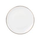 Prato De Sobremesa De Porcelana Legacy Gold 19,2cm Lhermitage