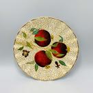 Prato de Sobremesa Encanto Dourado 20cm- Scalla