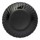 Prato de Sobremesa Feston 19cm Vidro Opalino Resistente para Mesa Preto em Casa Tem Prato de Sobremesa Feston 19cm Vidro Opalino Resistente para Mesa Preto em Casa Tem