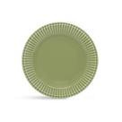 Prato de Sobremesa Frisada Verde Cristina 1º Linha Scalla