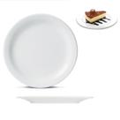 Prato De Sobremesa Melamina Branco Basic 18cm Restaurantes