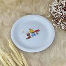 Prato de Sobremesa Porcelana Decorado 19cm - Pequeno Príncipe Estrelas