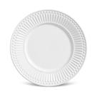 Prato de Sobremesa Roma Branco Ø20,5cm Mesa Posta Porto Brasil