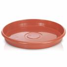 Prato de vaso redondo telha ceramico 31cm de ø de plastico Prato de vaso redondo telha ceramico 31cm de ø de plastico