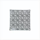Prato de Vidro Decorativo Aruak Quadrado Médio 18,3 X 18,3 x 2 CM Casa Del Grande
