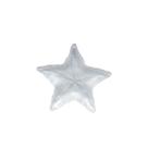 Prato de Vidro Estrela do Mar Peq. Perola Marina 18 x 3cm - Unid.