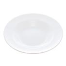 PRATO DE VIDRO OPALINO PASTA FRIENDS TIME BRANCO 28cm