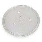 Prato de Vidro Para Microondas 27cm Com Trevo