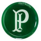 Prato de vidro personalizado palmeiras 38cm grande para pizza alimentos presente time palmeira verde dia dos pais