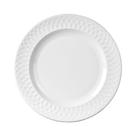 Prato De Vidro Sobremesa Redondo Opaline Branco 19cm Prato De Vidro Sobremesa Redondo Opaline Branco 19cm