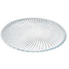 Prato de Vidro Trabalhado Grande 31cm para Bolo Torta Pudim Prato de Vidro Trabalhado Grande 31cm para Bolo Torta Pudim