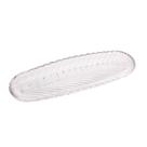 Prato Decorativo de Vidro Leaf 39cm x 13,5cm - Lyor