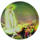 Prato Decorativo Nossa Senhora de Fátima com Suporte 21cm