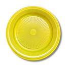 Prato descartavel (18 cm.) amarelo c/ (100x10 un.)