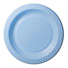 Prato Descartável Azul Claro para Festa 15cm - 10 Unidades