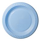 Prato Descartável Azul Claro para Festa 15cm - 10 Unidades