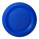 Prato Descartável Azul Escuro para Festa 15cm - 10 Unidades