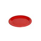 Prato Elegance Raso Redondo 19cm Vermelho em Polipropileno Linha Tropical VEM