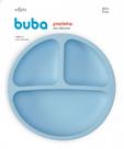 Prato em Silicone com Ventosa Azul - Buba