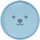 Prato Em Silicone Com Ventosa Gummy Azul - Buba