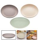 Prato Fibra de Bambu Ecológico 20cm Sobremesa Lanches