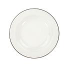 Prato Fundo 23cm Porcelana Schmidt - Dec. Filetado Prata Itamaraty 0012