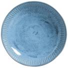Prato Fundo 830ml Linhas Breeze 22,5cm Cerâmica Azul Porto Brasil Sopa Jantar Mesa Posta