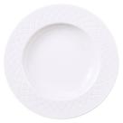Prato Fundo Branco de Porcelana 23cm Tramontina Ingrid 330ml Aba Larga Avulso