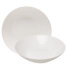 Prato Fundo Branco de Vidro Opalino 20cm Essenza Rojemac Profissional